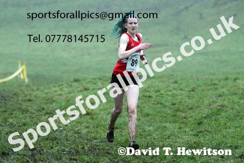 Womens under-17s and under-20s, NECAA Junior Cross Country Relays, Thornley Farm, Peterlee, Saturday, December 12th. Photo: David T. Hewitson/Sports for All Pics